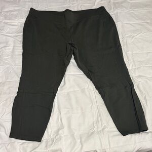 LOFT Olive Green Ankle Ponte Pants